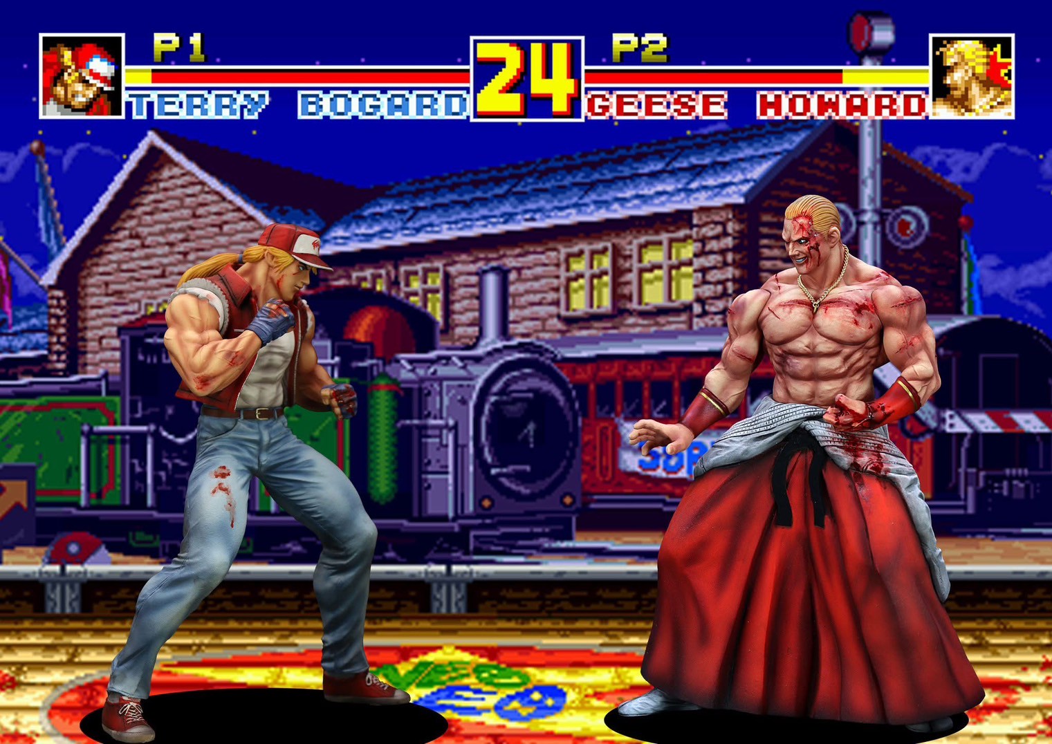 Pre-order : The King Of Collectors '24 EX Geese Howard / Terry Bogard (HG Damage Ver.) by STUDIO24