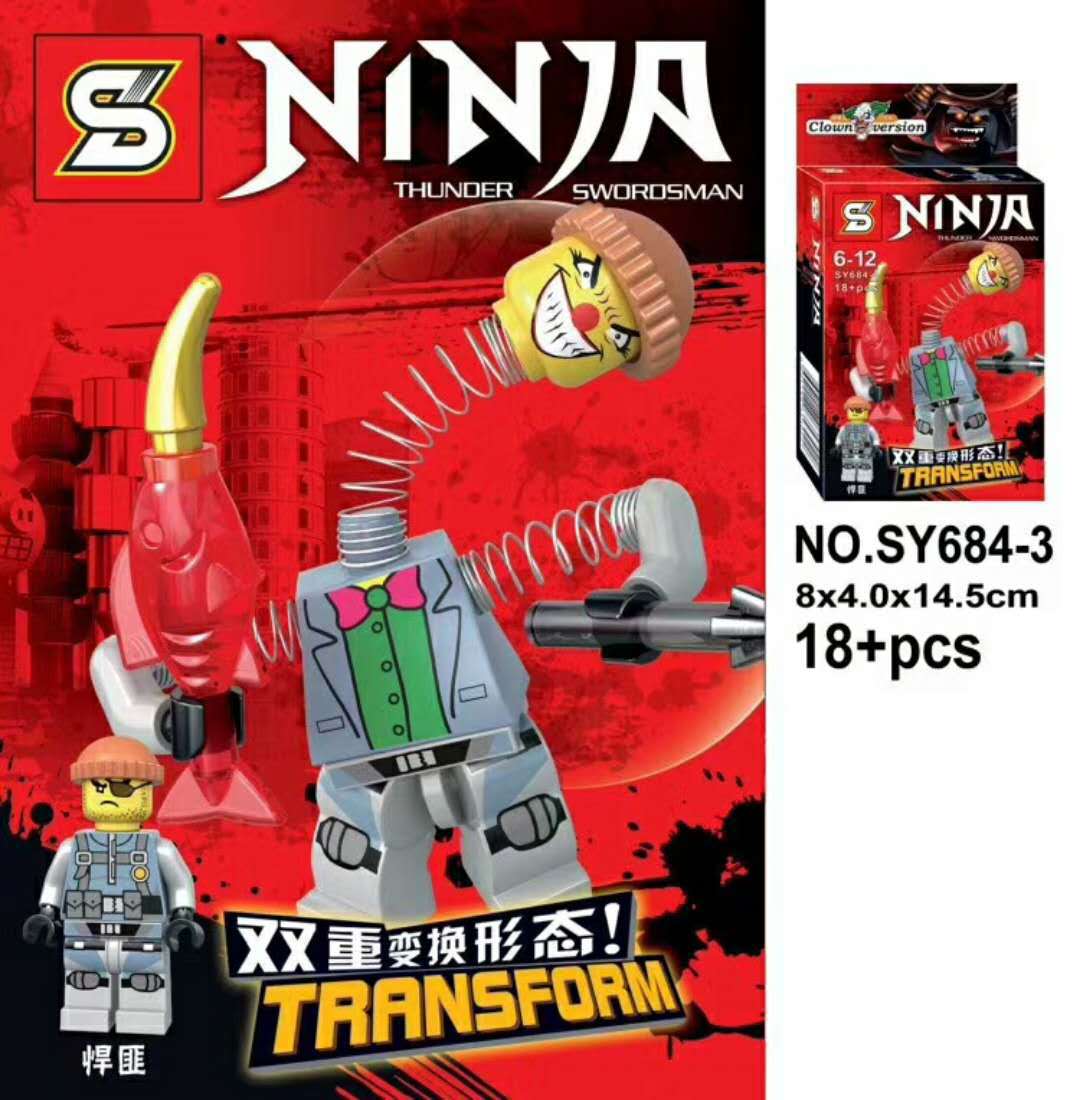 SY 684 1-8 Ninjago Clown Version