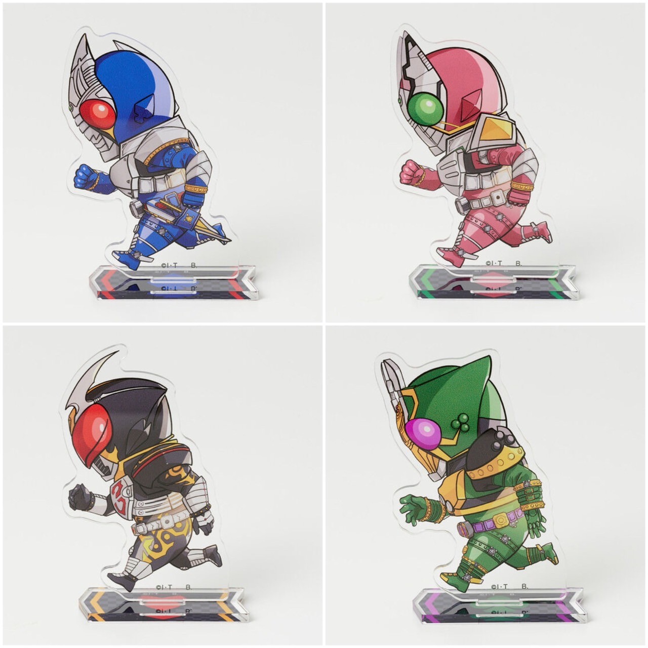 PRE-ORDER : Kamen Rider Blade Running Deformed Series Acrylic Keychain / Stand (4 types in total)