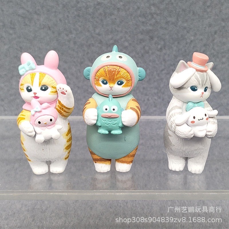 Mofusand x Sanrio Characters by Kitan Club (Set of 6)