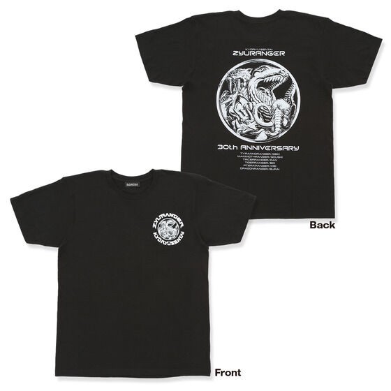 PRE-ORDER : Kyoryu Sentai Juranger 30th Anniversary Collection T-shirts All 8 Types