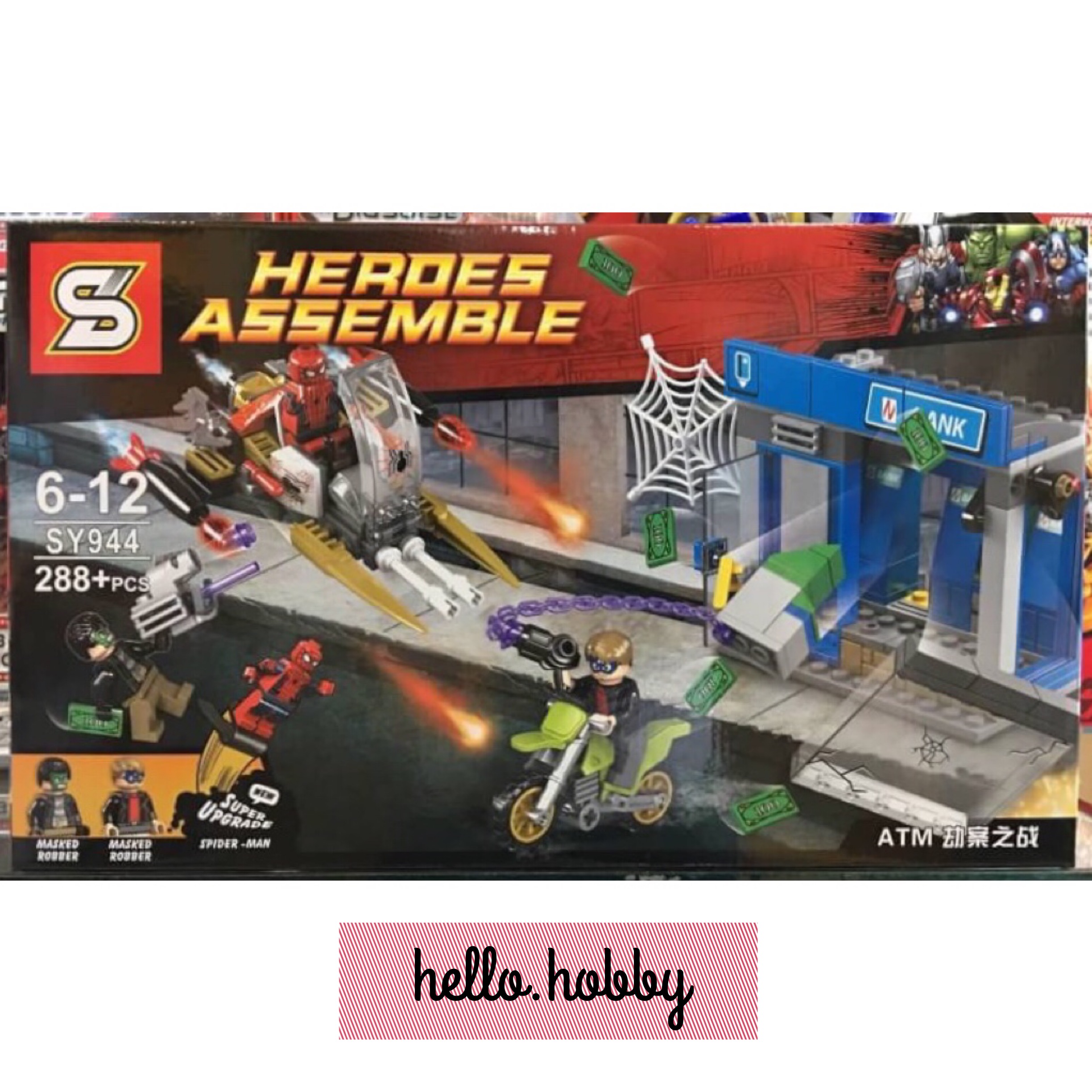 SY 944 Heroes Assemble ATM Heist Battle 288pcs