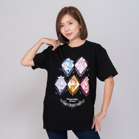 PRE-ORDER : Expanding Sky! Precure T-shirt 5 People Collection Design