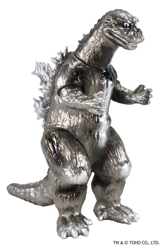 Godzilla - CCP Middle Size Series Vol.11 Godzilla (1954) GunMetallic Ver. Soft Vinyl by CCP (Lot JP)