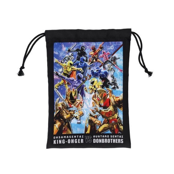 PRE-ORDER : "King-Ohger VS Donbrothers" "King-Ohger VS Kyoryuger" Luxurious 2 Features Drawstring Bag