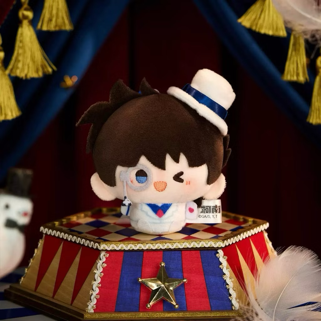 ตุ๊กตาพวงกุญแจ MINIDOLL - Detective Conan - Magic Stage Series - Round Keychain Plush Toy by SCLA