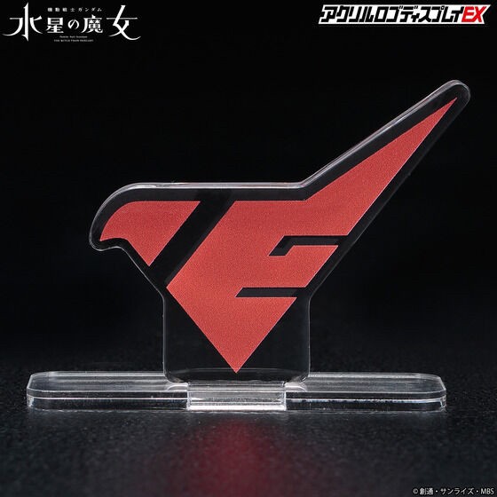 PRE-ORDER : Acrylic Logo Display EX Mobile Suit Gundam The Witch from Mercury Asticasia College of Technology Mark