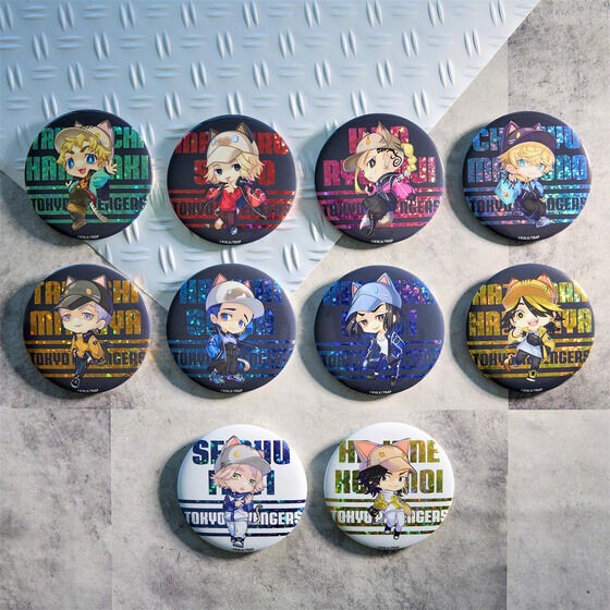 PRE-ORDER : TV anime "Tokyo Revengers" in NAMJATOWN Can Badge Collection VOL.1/2 Complete Set