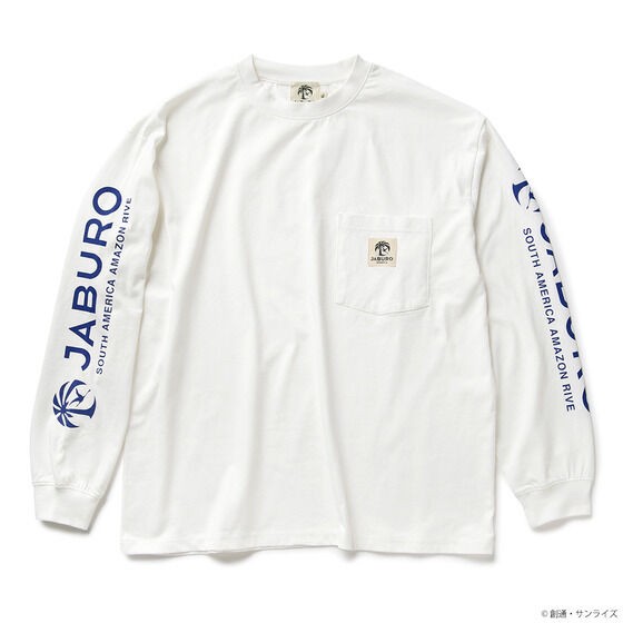 PRE-ORDER : STRICT-G JABURO "Mobile Suit Gundam" Logo Pocket Long Sleeve T-shirt