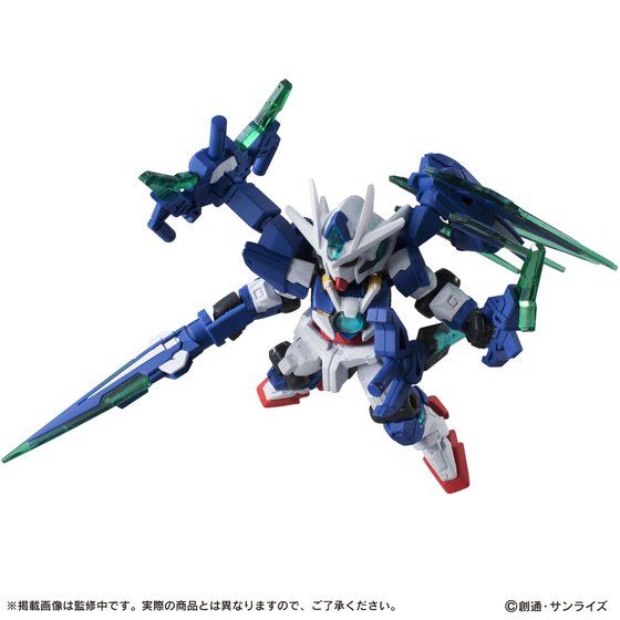 $ Mobile Suit Gundam MOBILE SUIT ENSEMBLE EX06A 00 Qan[T] Full Saber + EX06B 00 XN Raiser (PB)
