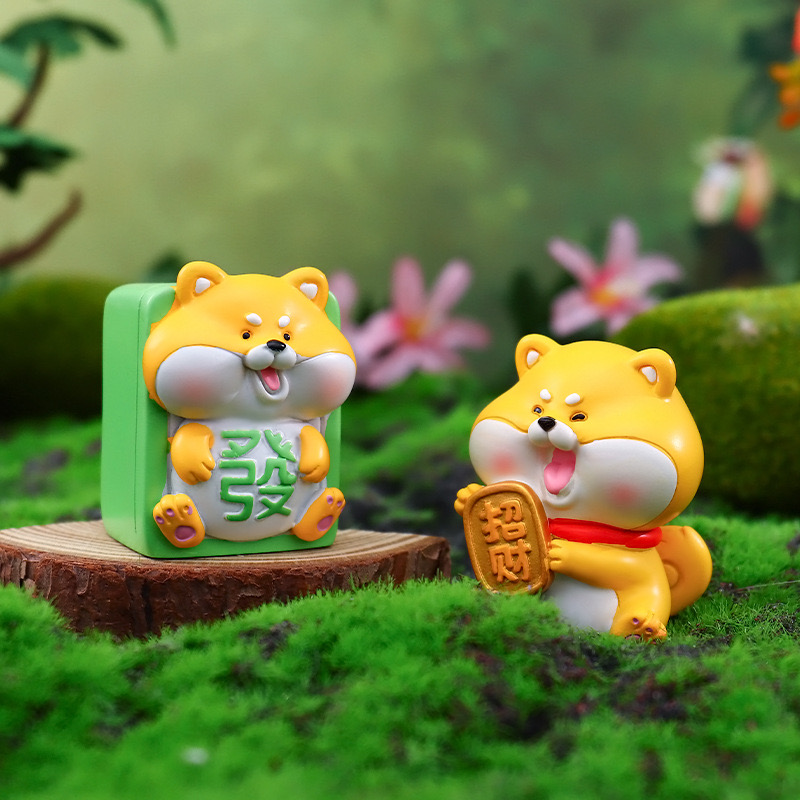 โมเดล ได้ 1 ตัว | Lucky Shiba Dog - More Than Billion Dollars Series by Romantic Light