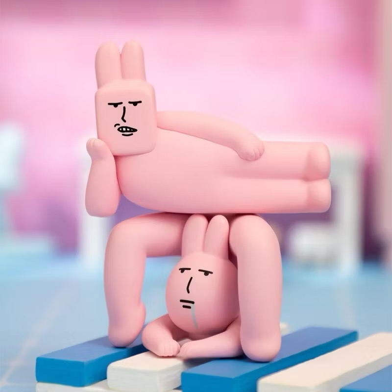 โมเดล น้องกระต่ายท่ายาก ได้ 1 ตัว | My Friend Rabbit Magic Yoga Series