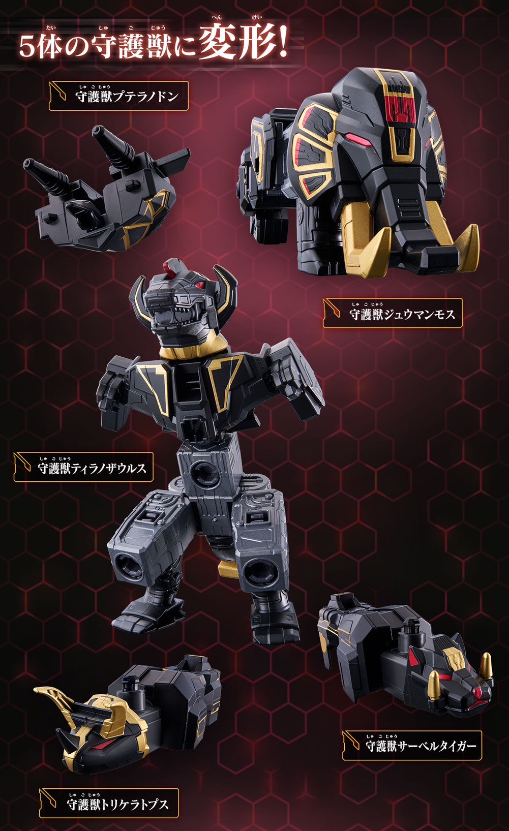 PRE-ORDER : DXROBO UNIVERSE Black Daizyujin