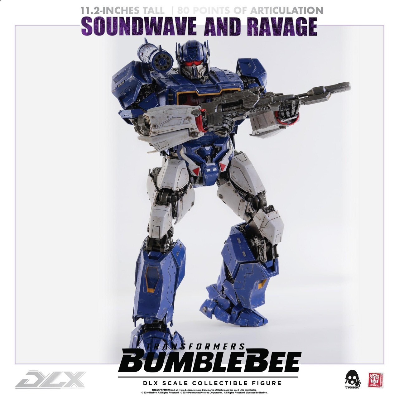 Pre-order : Transformers BUMBLEBEE DLX Soundwave and Ravage by ThreeZero (Reissue)