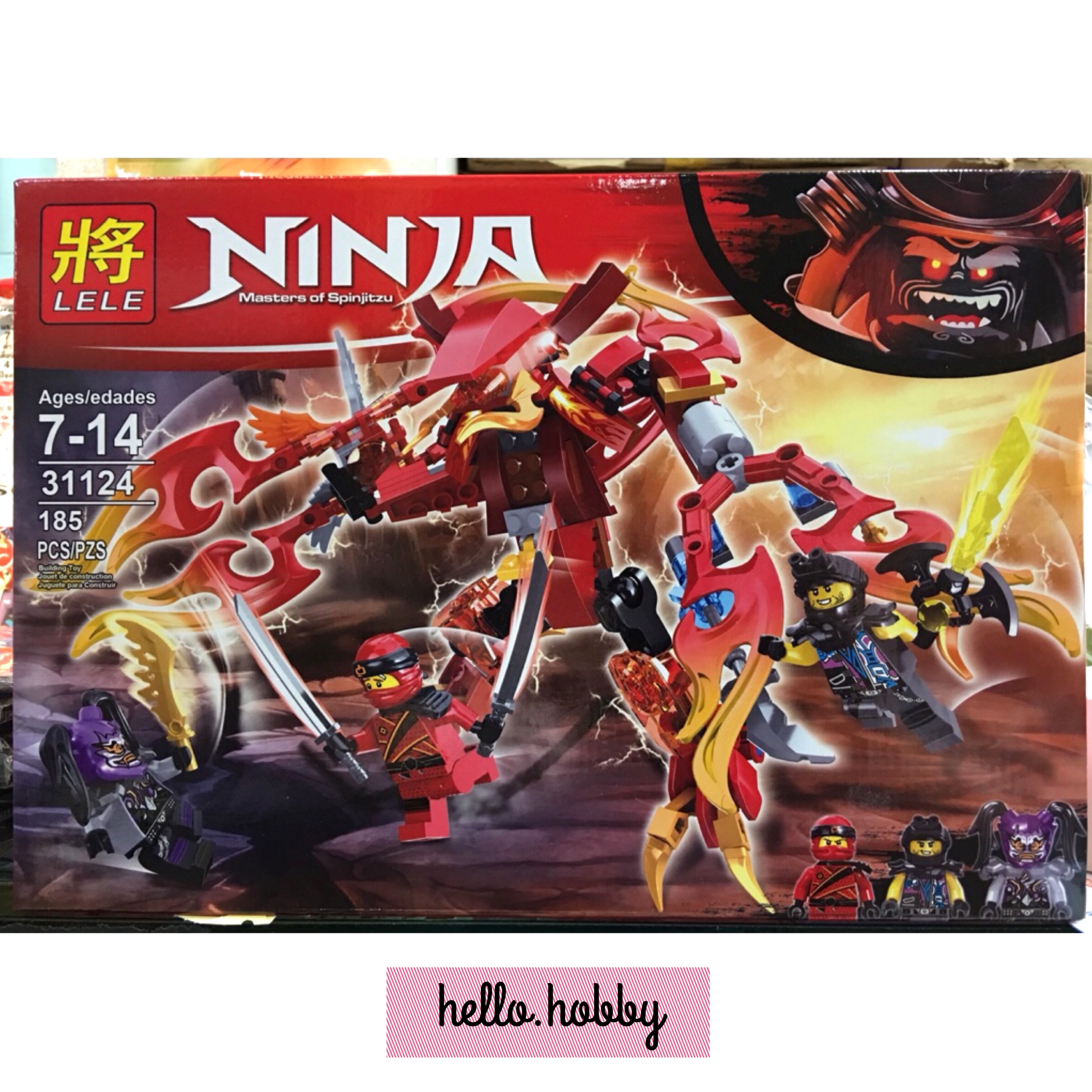 Lele 31124 Ninjago 185pcs
