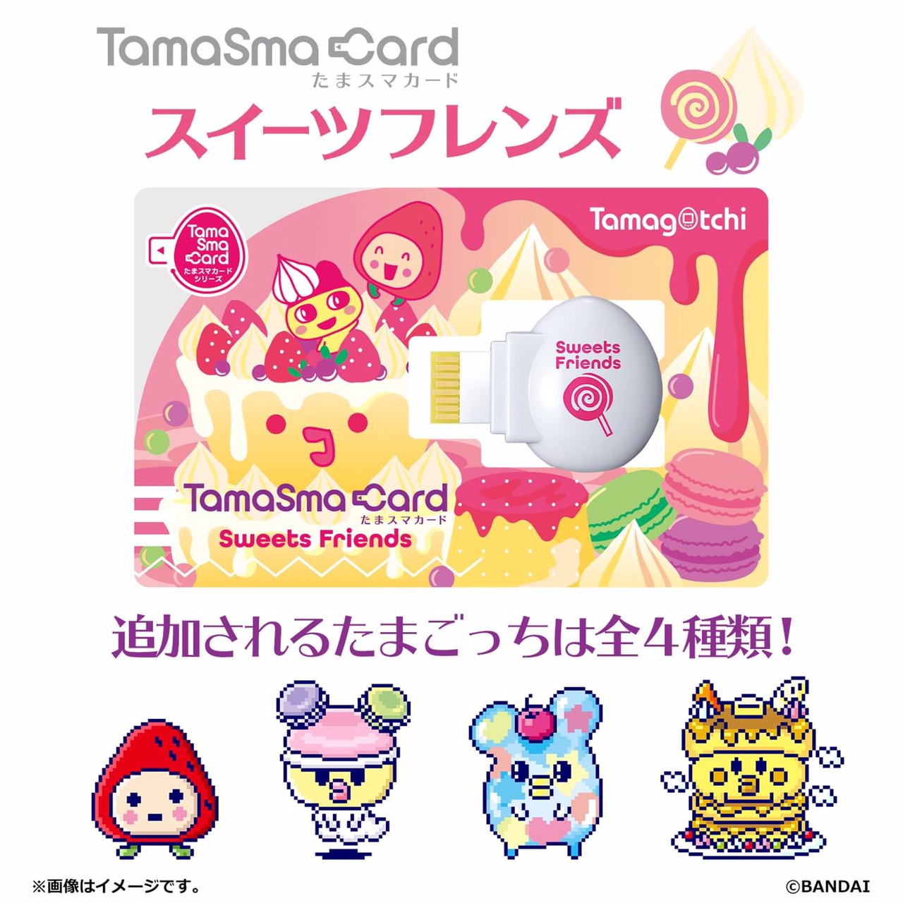 Pre-order : TamaSma Card Sweets Friends
