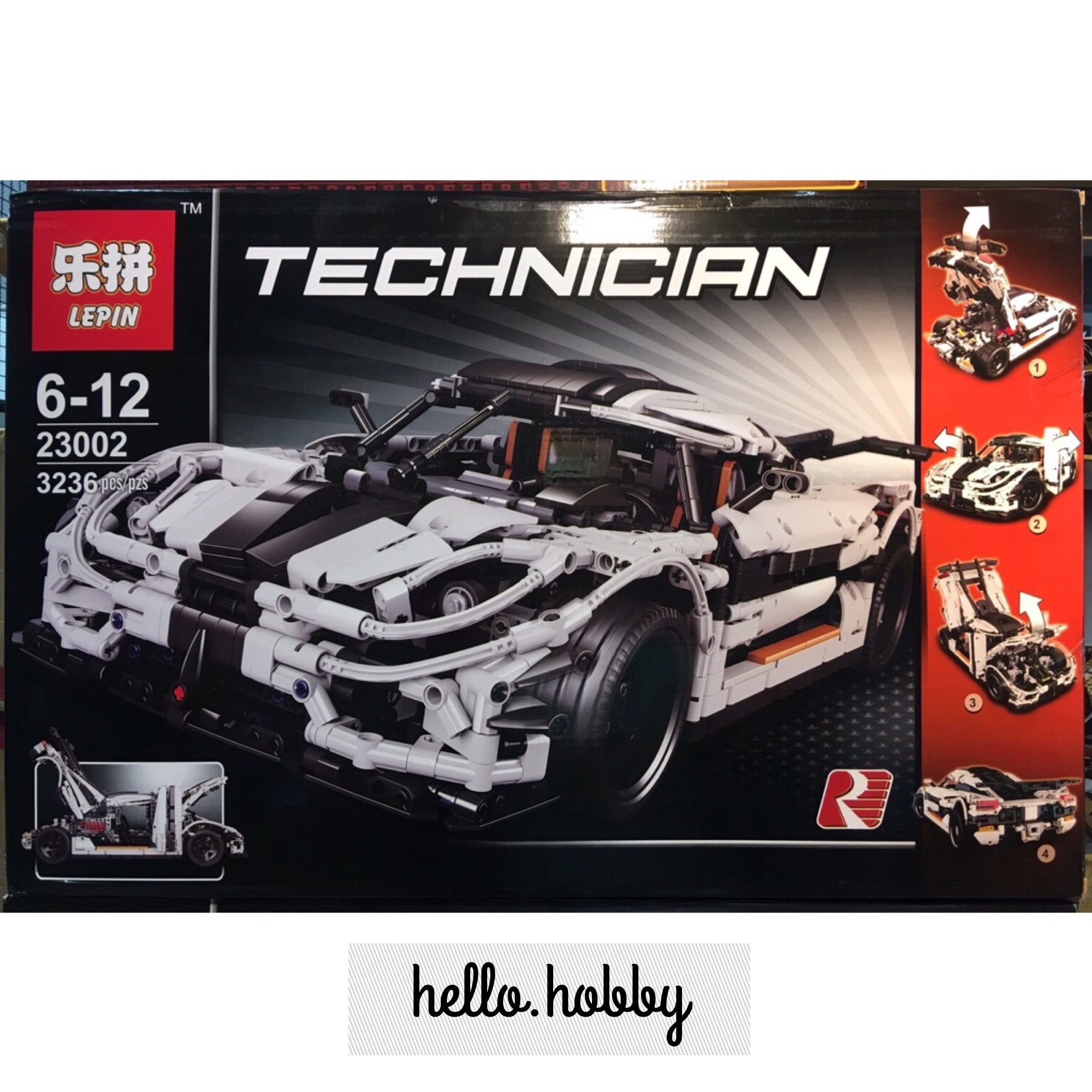 Lepin 23002 Koenigsegg MOC-4789 3236pcs
