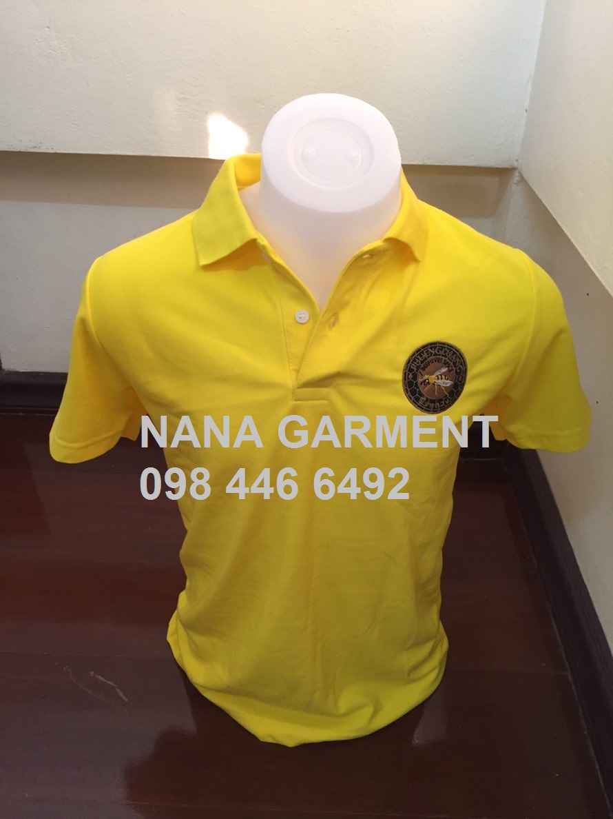 เสื้อโปโล เสื้อโปโลสั่งทำ เสื้อโปโลพร้อมปัก รับผลิตเสื้อตามสั่ง เสื้อโปโลราคาถูก เนื้อผ้า TC สั่งทำ รับทั้งปักและสกรีน