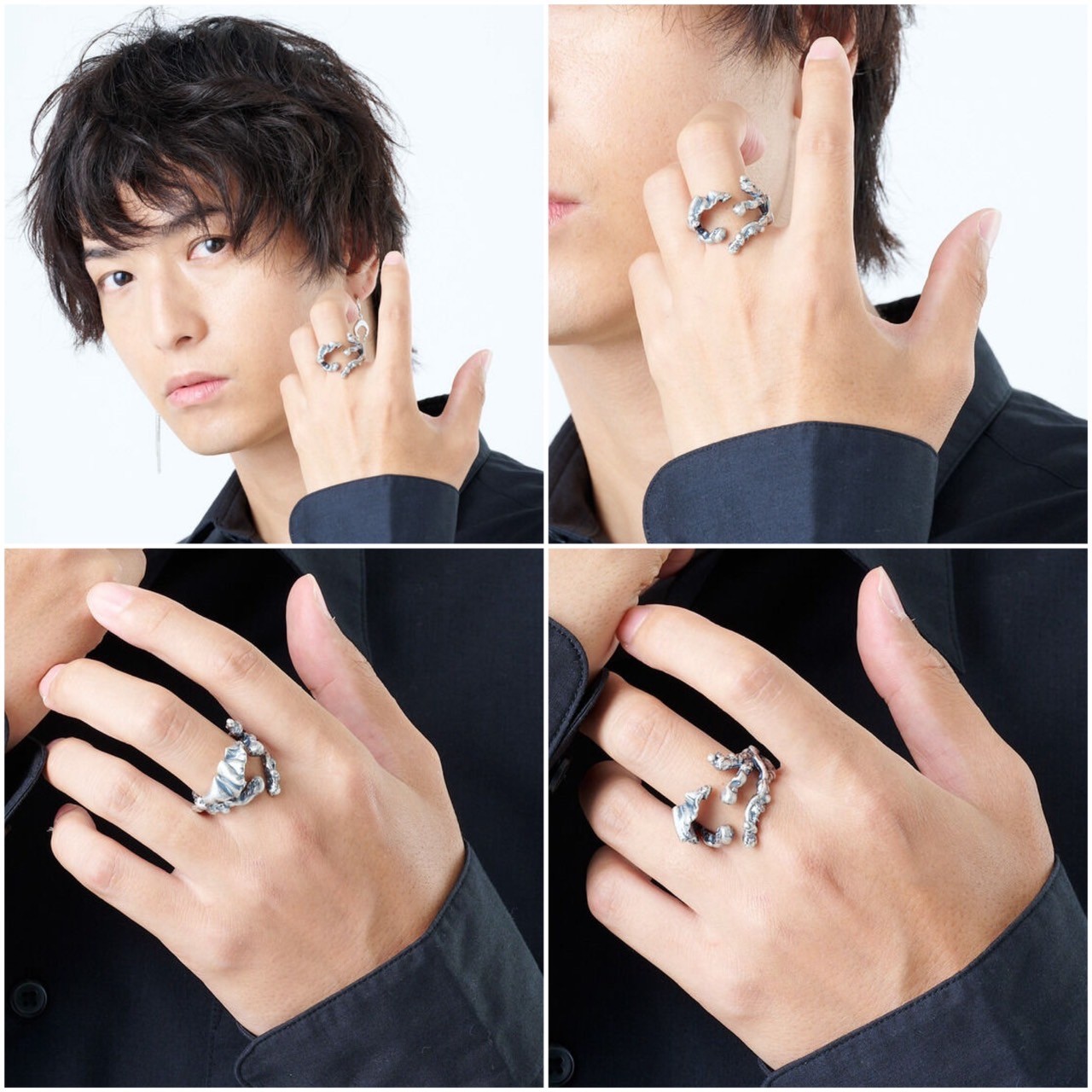 PRE-ORDER : Kamen Rider Gavv Kamen Rider Vlam Rakia Jellyfish Free Ring SILVER925