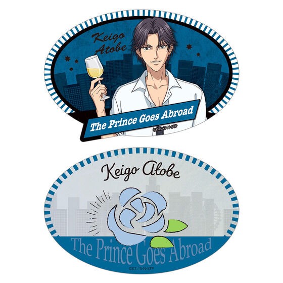PRE-ORDER : New Prince of Tennis The Prince Goes Abroad Luggage Sticker Set