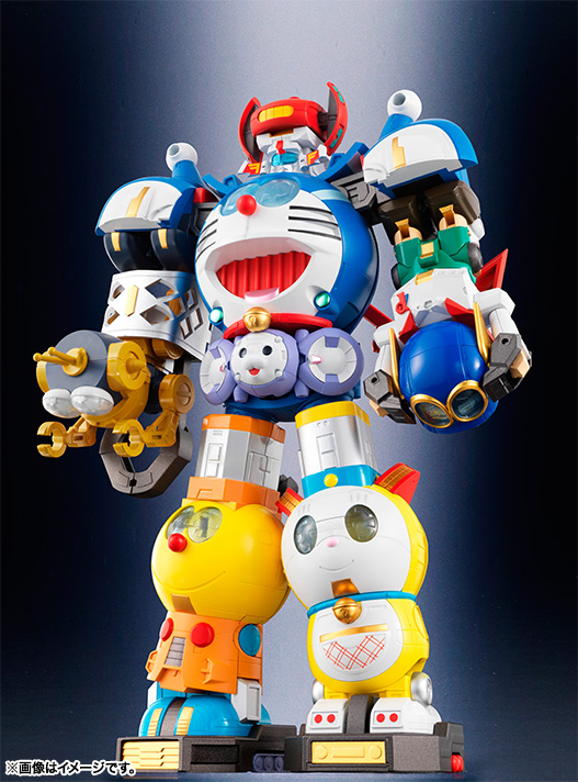 Chogokin Cho gattai SF Robot Fujiko F. Fujio Characters by Bandai (มือสอง สภาพ 90%)