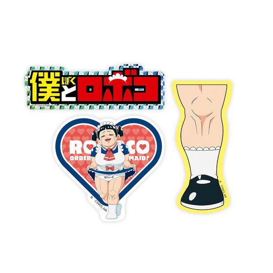 PRE-ORDER : Carddass Online Me & Roboco Sticker Set (Random)