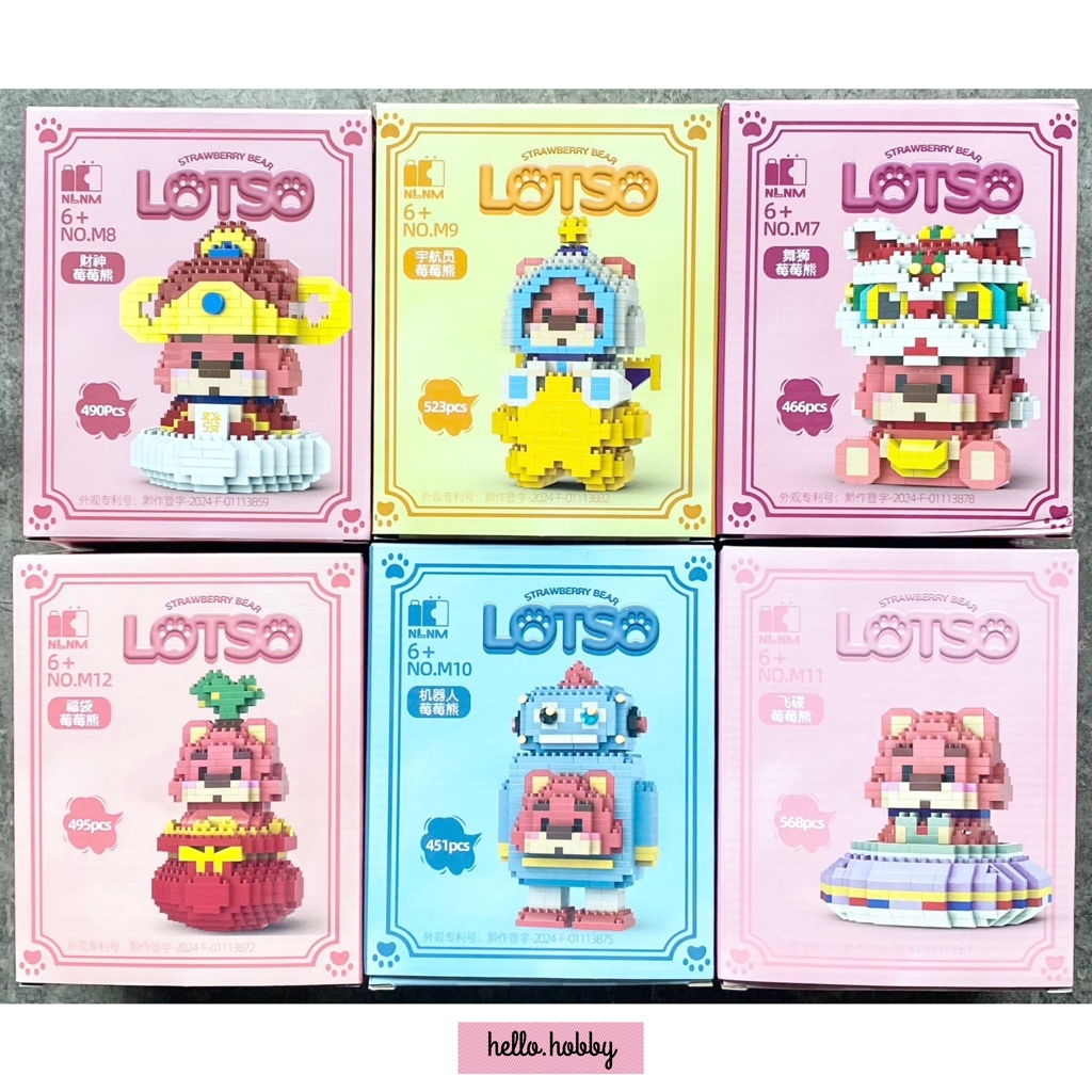 ตัวต่อนาโน Size L - NLNM M7-12 Disney - Toy Story - Lotso Cosplay