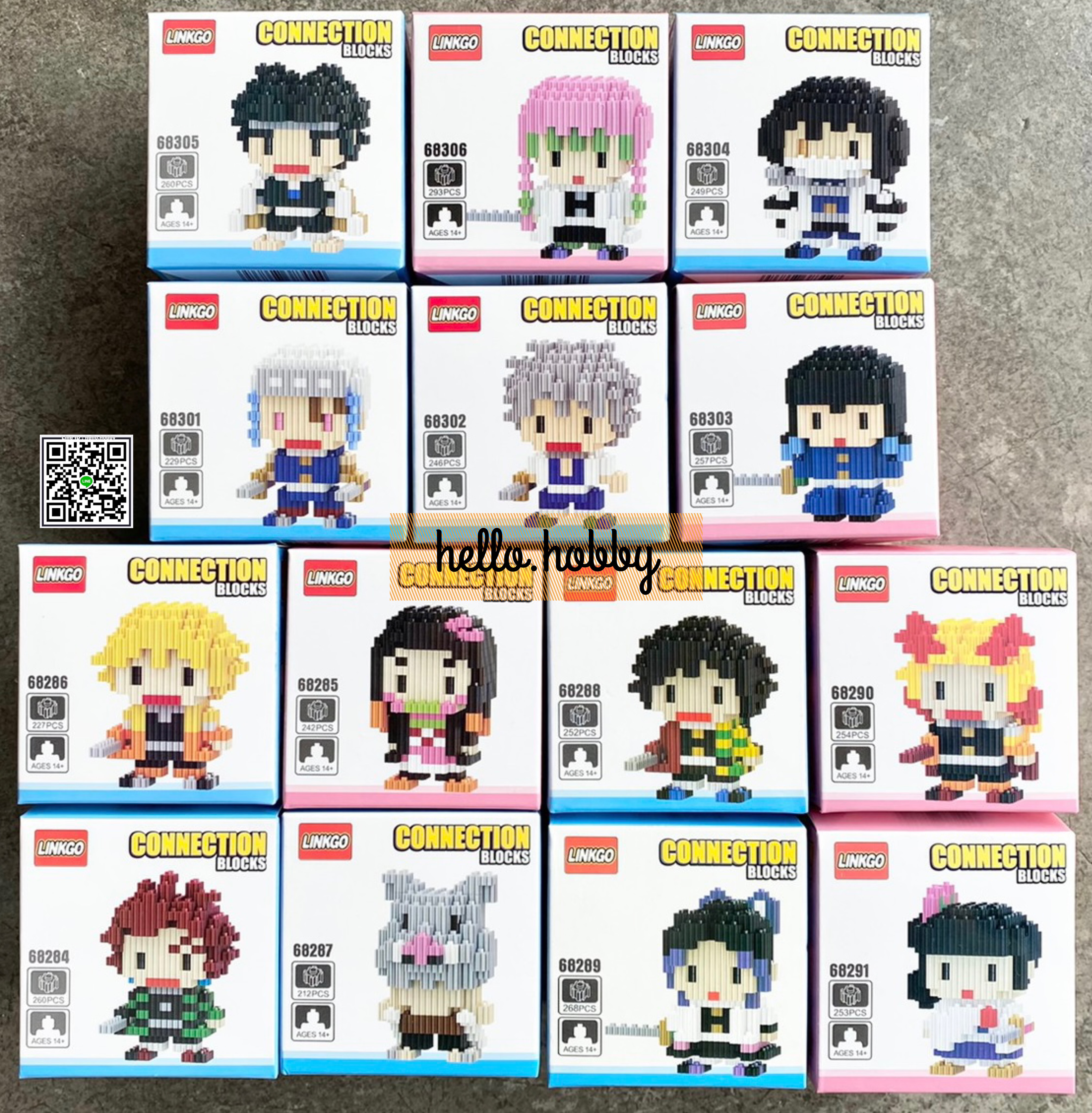 Linkgo 68284-68291 ,68301-68306 Dragon Slayer : Kimetsu no Yaiba (แบบเฟือง)