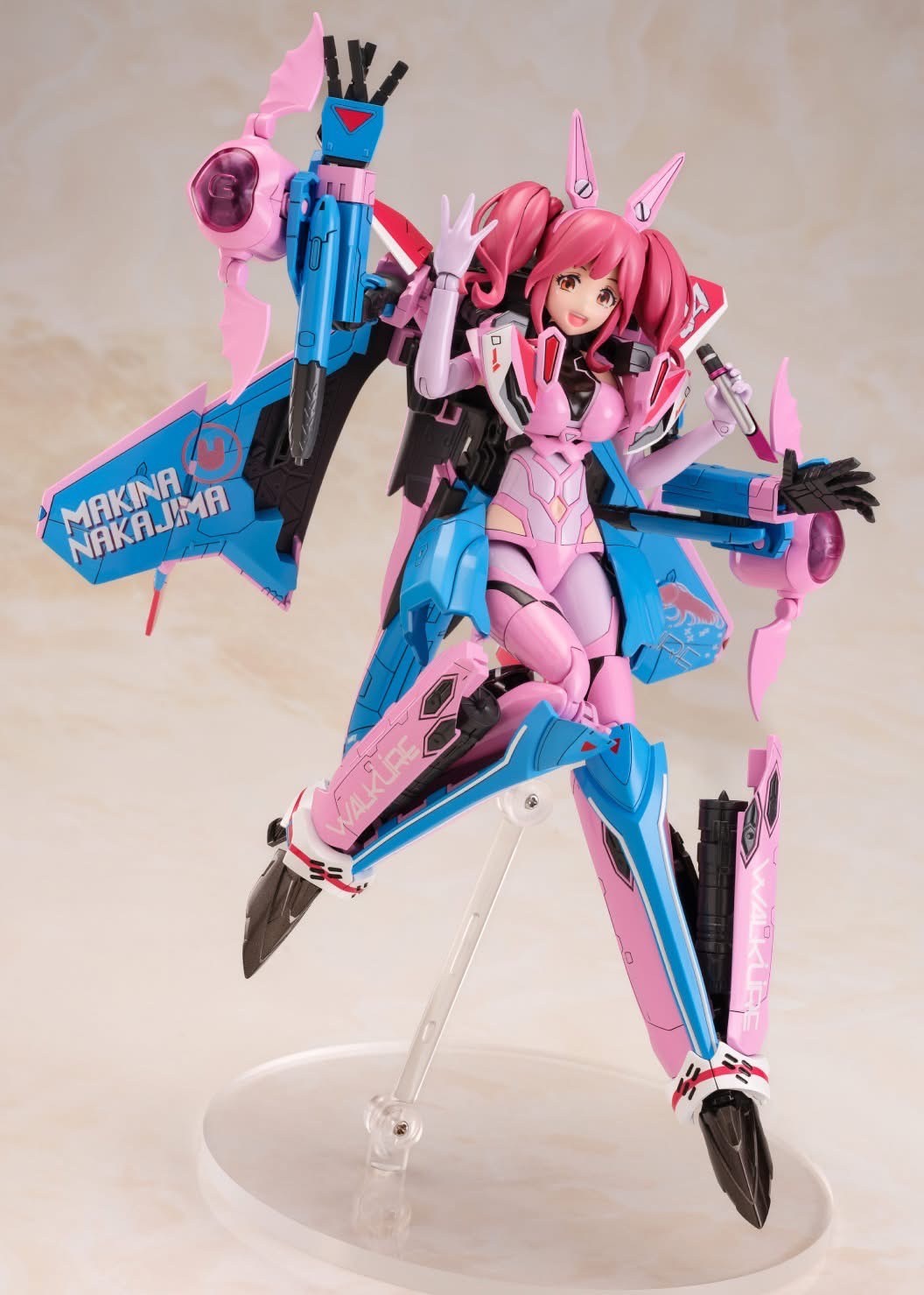Pre-order : V.F.G. Macross Delta VF-31A Kairos Makina Nakajima Plastic Model Kit by Aoshima (Reissue)