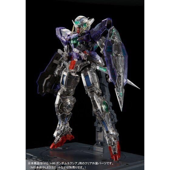 PRE-ORDER : PG 1/60 CLEAR COLOR BODY FOR GUNDAM EXIA PLASTIC MODEL
