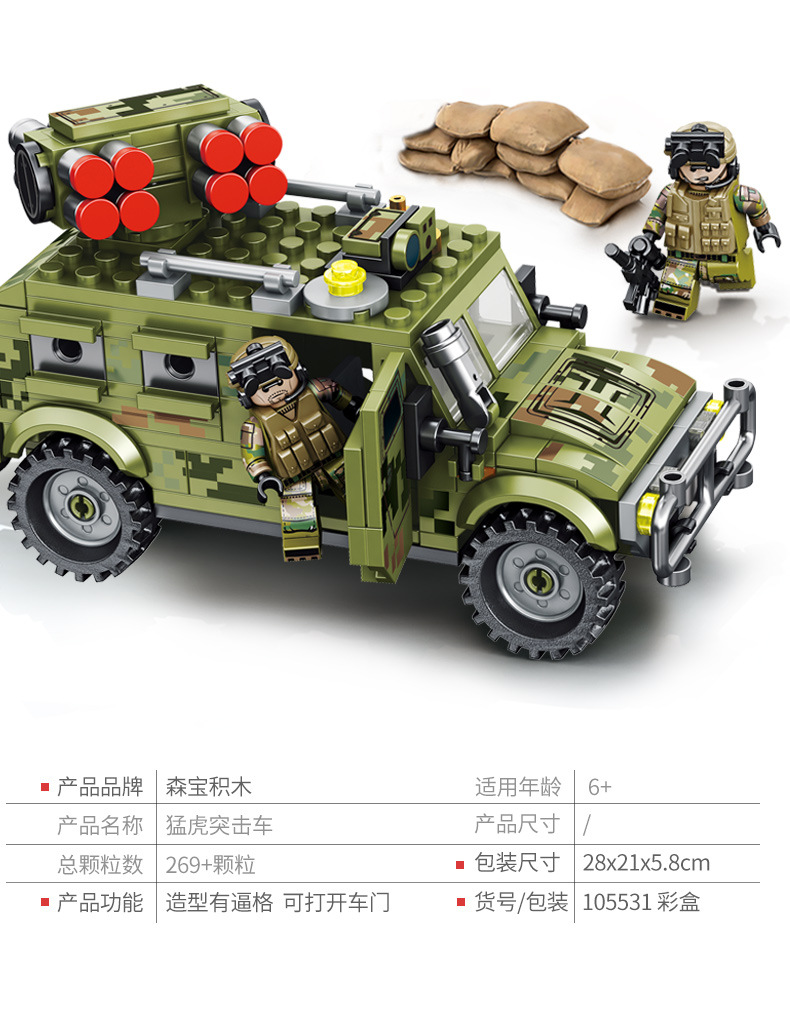 Sembo block 105531 Military 269pcs