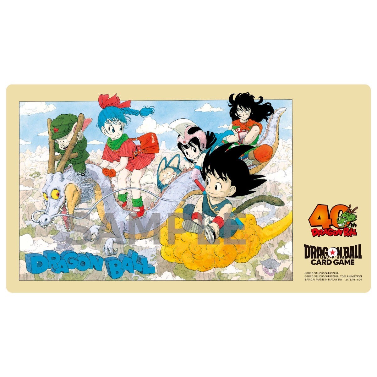 PRE-ORDER : Dragon Ball Super Card Game Official Playmat <40th Anniversary Edition>
