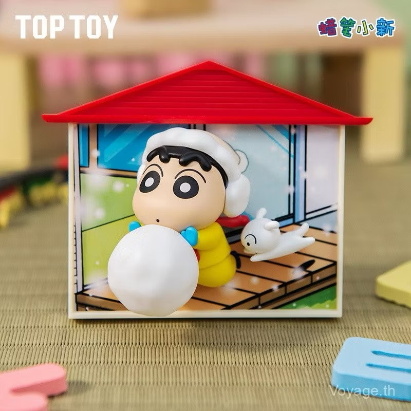 แม่เหล็กติดตู้เย็น ได้ 1ตัว Crayon Shinchan Nohara Family Series Fridge Magnet
