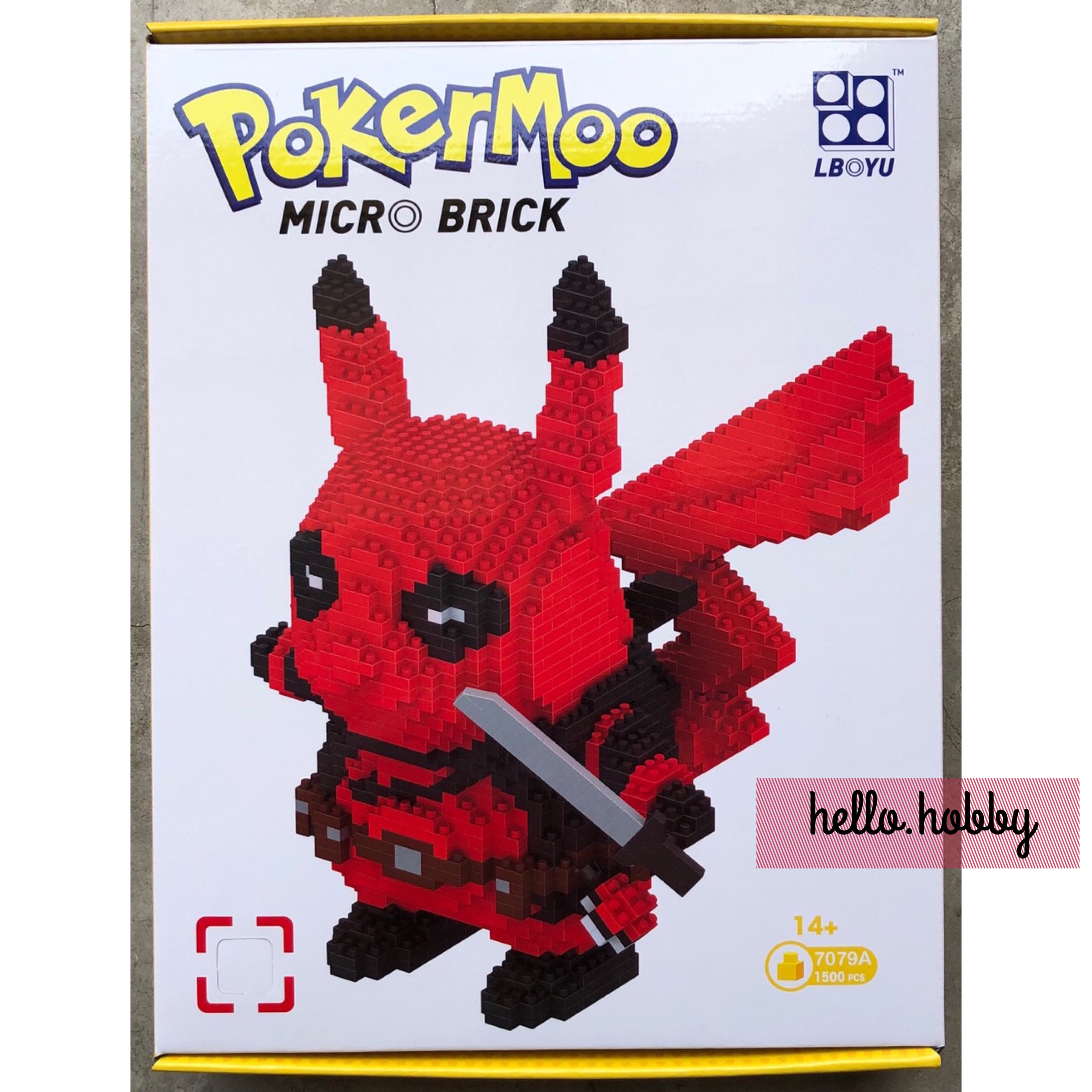 Boyu 7079A Pokemon Pikachu Deadpool Ver. 1500pcs