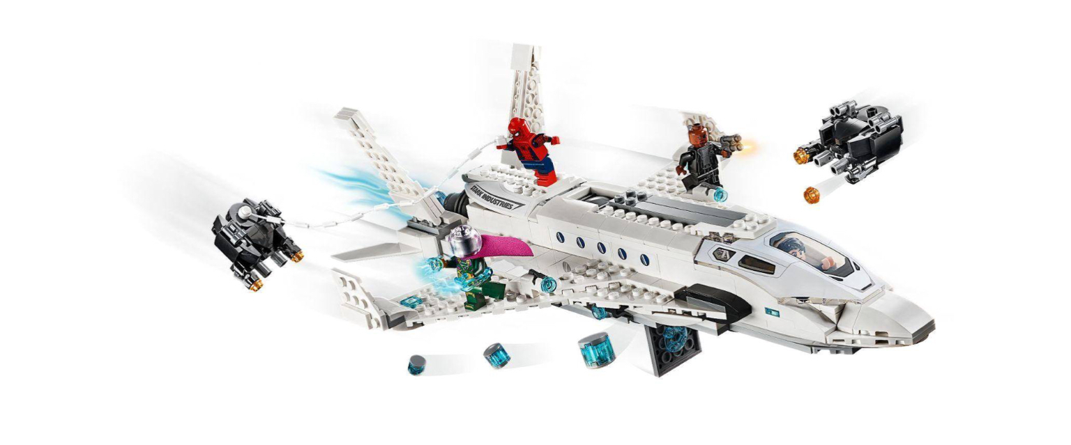 Lari 11315 Spiderman Stark Jet and Drone Attack 528pcs
