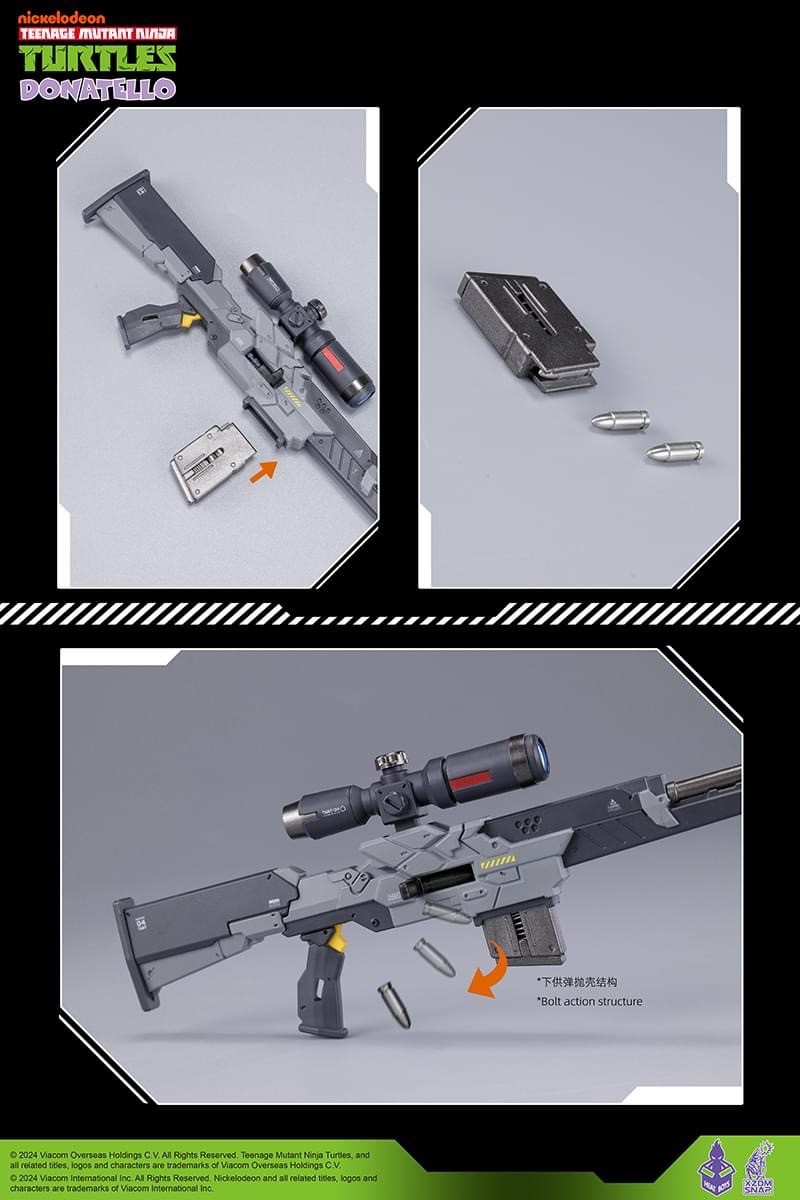 Pre-order : MechaHeat Teenage Mutant Ninja Turtles Donatello Diecast Action Figure by HeatBoys x XZOM SNAP