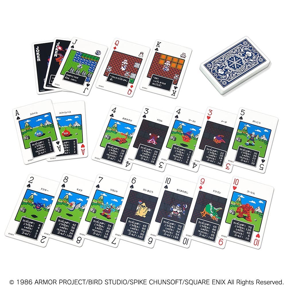 Pre-order : Dragon Quest Dots Monster Playing Cards by Square Enix (Reissue)
