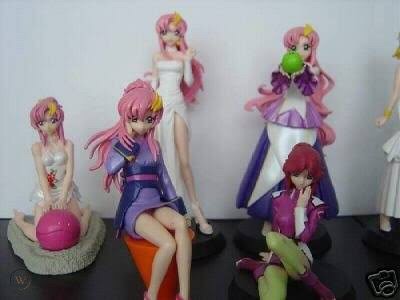 Gundam SEED Heroines Lacus Clyne Special Trading Figure (Set of 5)