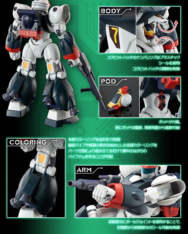 PRE-ORDER : HG 1/144 Vifam with Sling Pannier Equipment Type Plastic Model