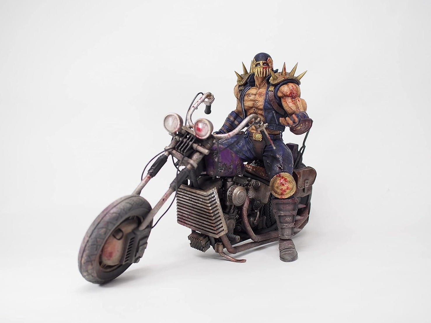 Pre-order : CCP Muscular Collection Fist of the North Star Hokuto Ultimate Modeling 2nd Jagi & Bike (Set In-play | Fierce Fight Version) by CCP