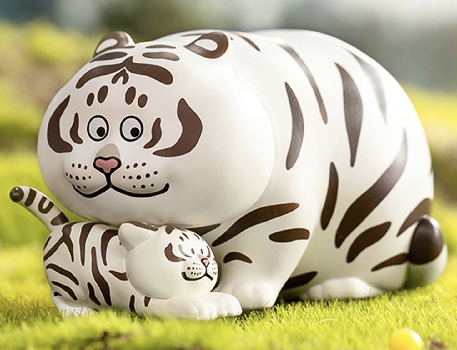 Fat Tiger Panghu & Baby Series 2 Don’t Go Home Play Outside by 52Toys (Set of 6+1secret)