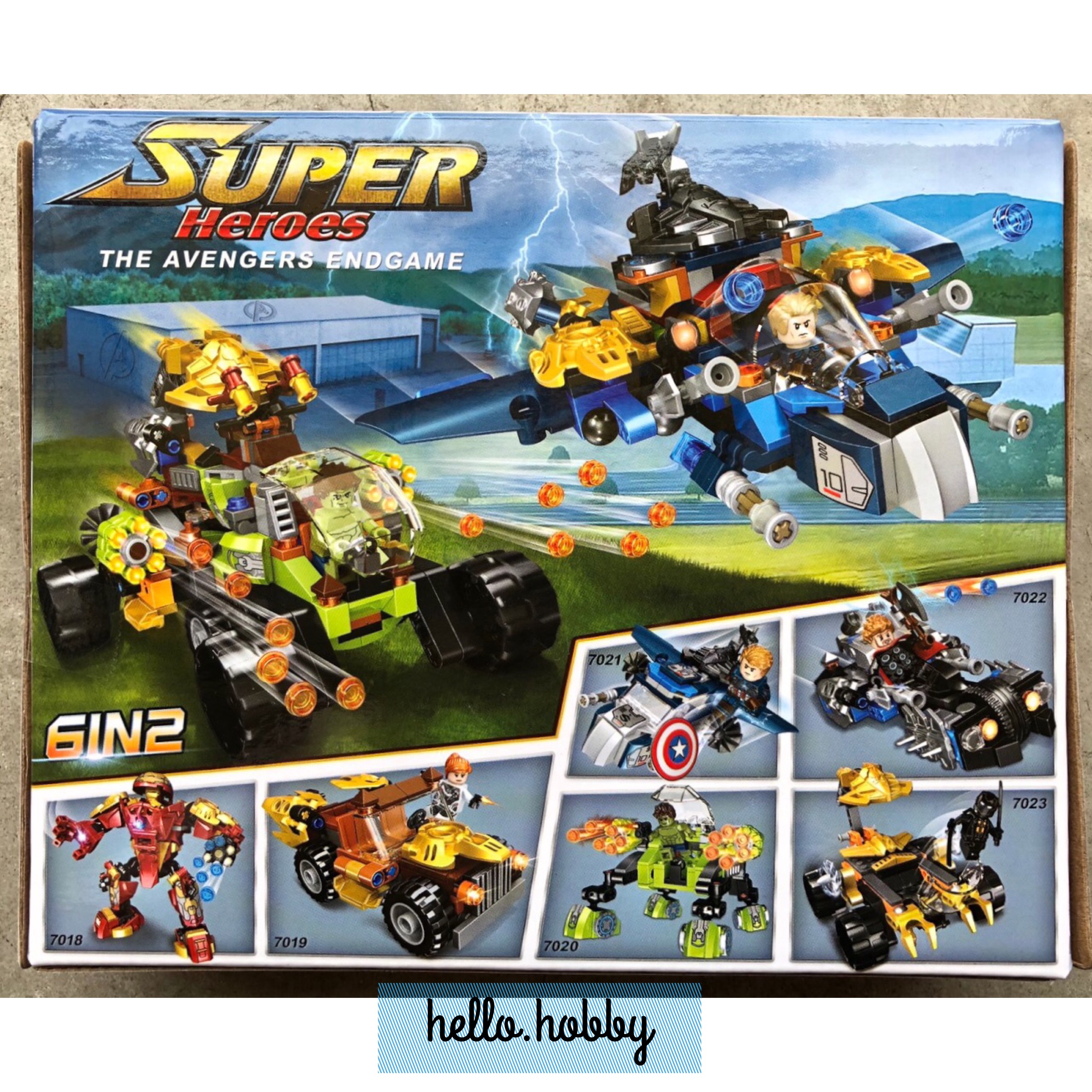 Jisi Bricks 7018-7023 Avengers