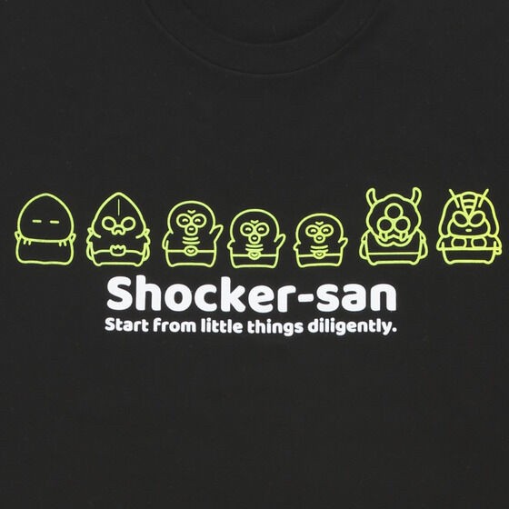 PRE-ORDER : Shocker-san at noon Shocker's T-shirt Lined Up