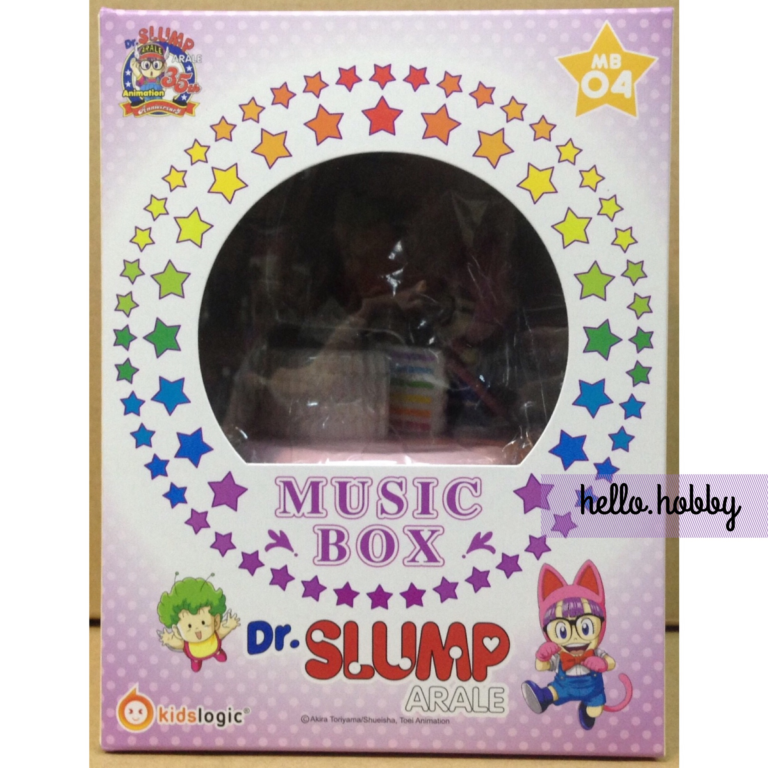 MB04 Dr. Slump Arale Music Box - Happy Birthday Version by Kids Logic