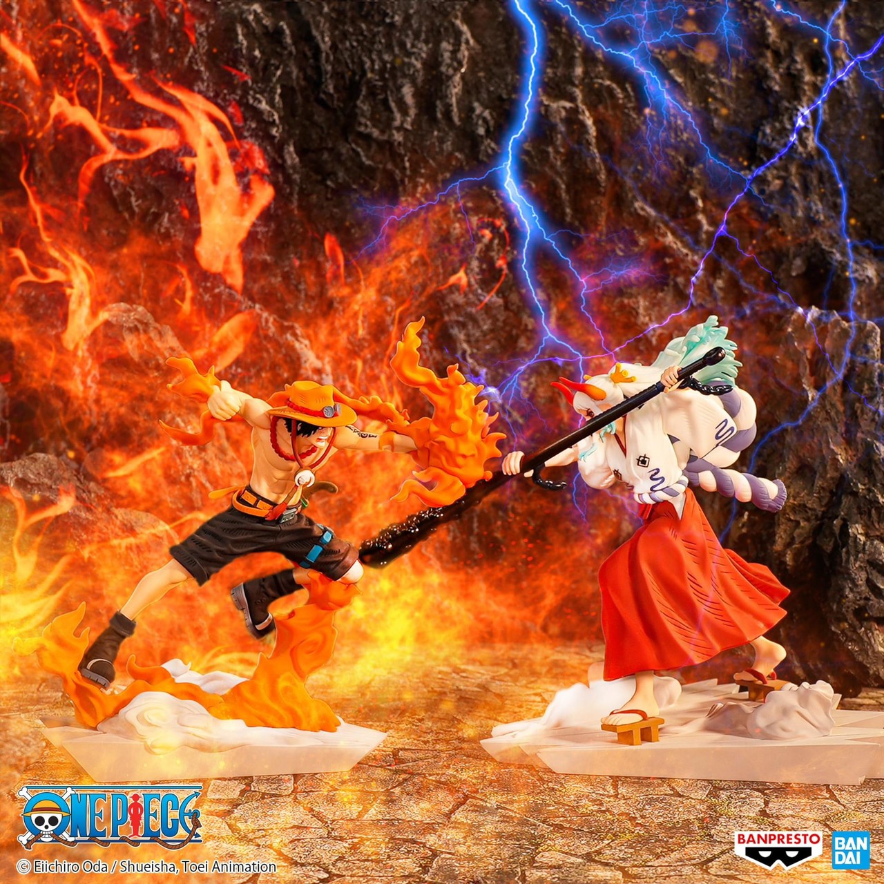 Pre-order : ONE PIECE SENKOZEKKEI -PORTGAS.D.ACE- / -YAMATO-