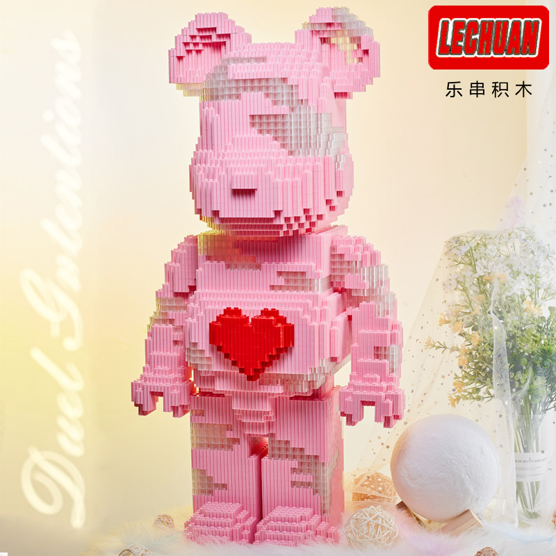 Lechuan 67104 Pink Bearbrick 8038pcs