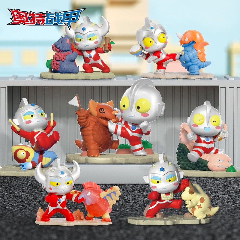 Ultraman - Ultra Battle Armor Q Version Terman Scene by Jin Jiang Toys (Set of 6+2secret)