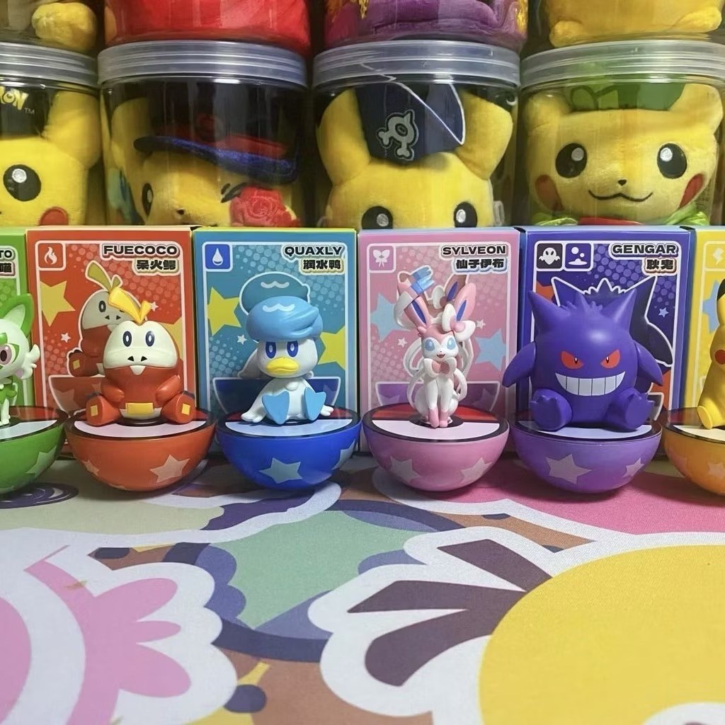 โมเดล ตุ๊กตาล้มลุก Pokemon - Swing Ball - Row Sitting Tumbler Series by Langbowang