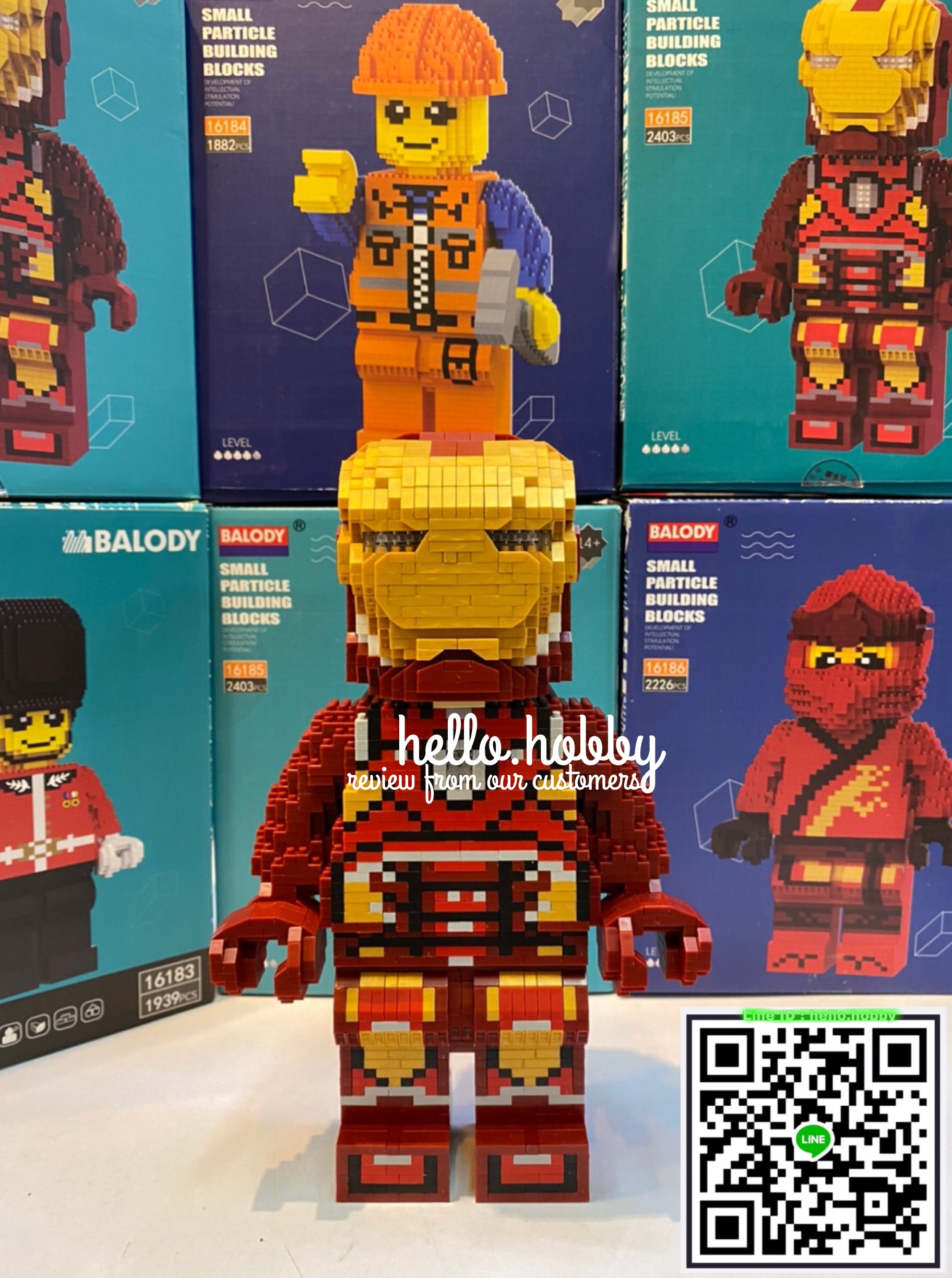 Balody 16183-16186 Lego Series