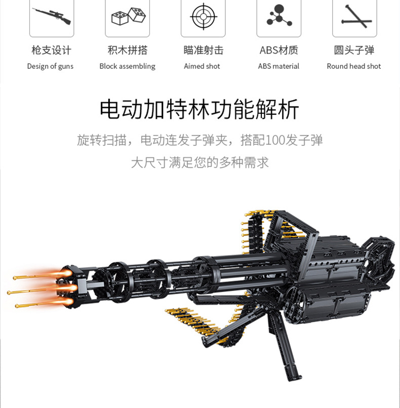 86001 Gating Gun 1422pcs